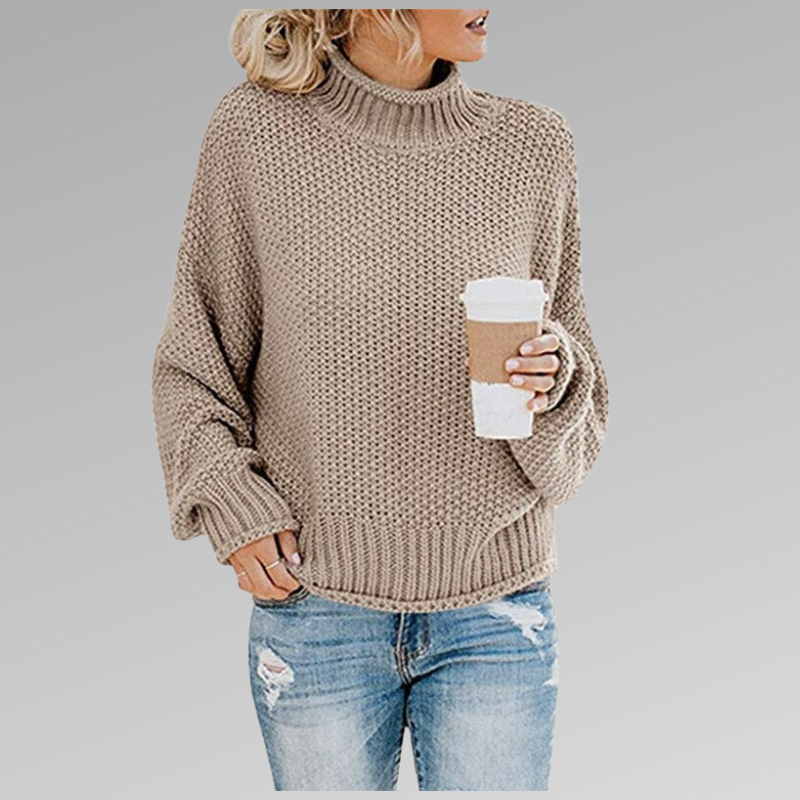 Jewel™ | High Neck Knitted Sweater