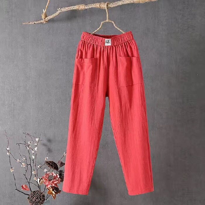 EcoFlo™ | Casual Trousers made from Cotton and Linen