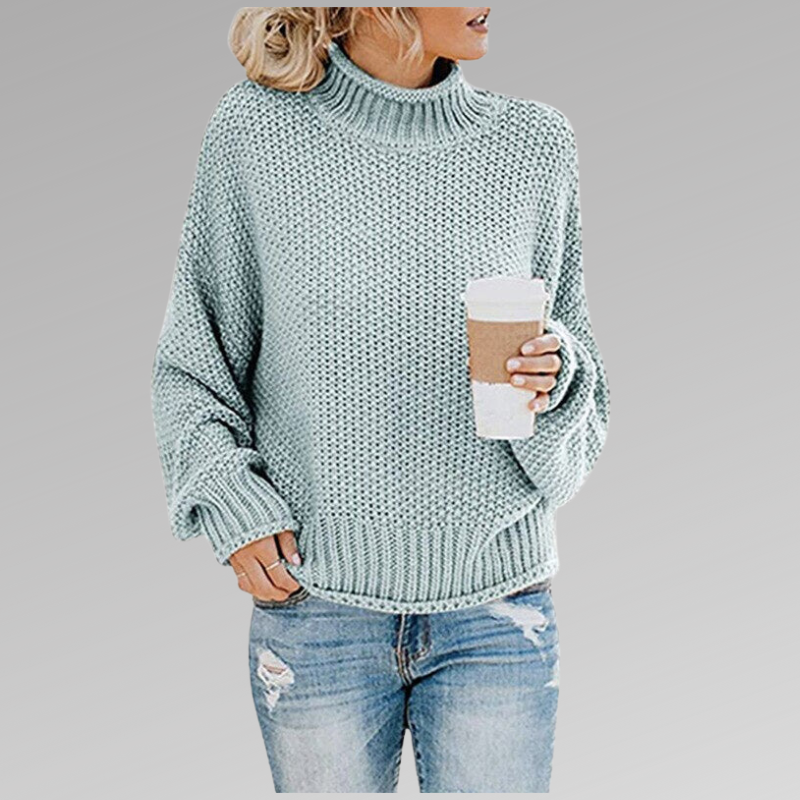 Jewel™ | High Neck Knitted Sweater