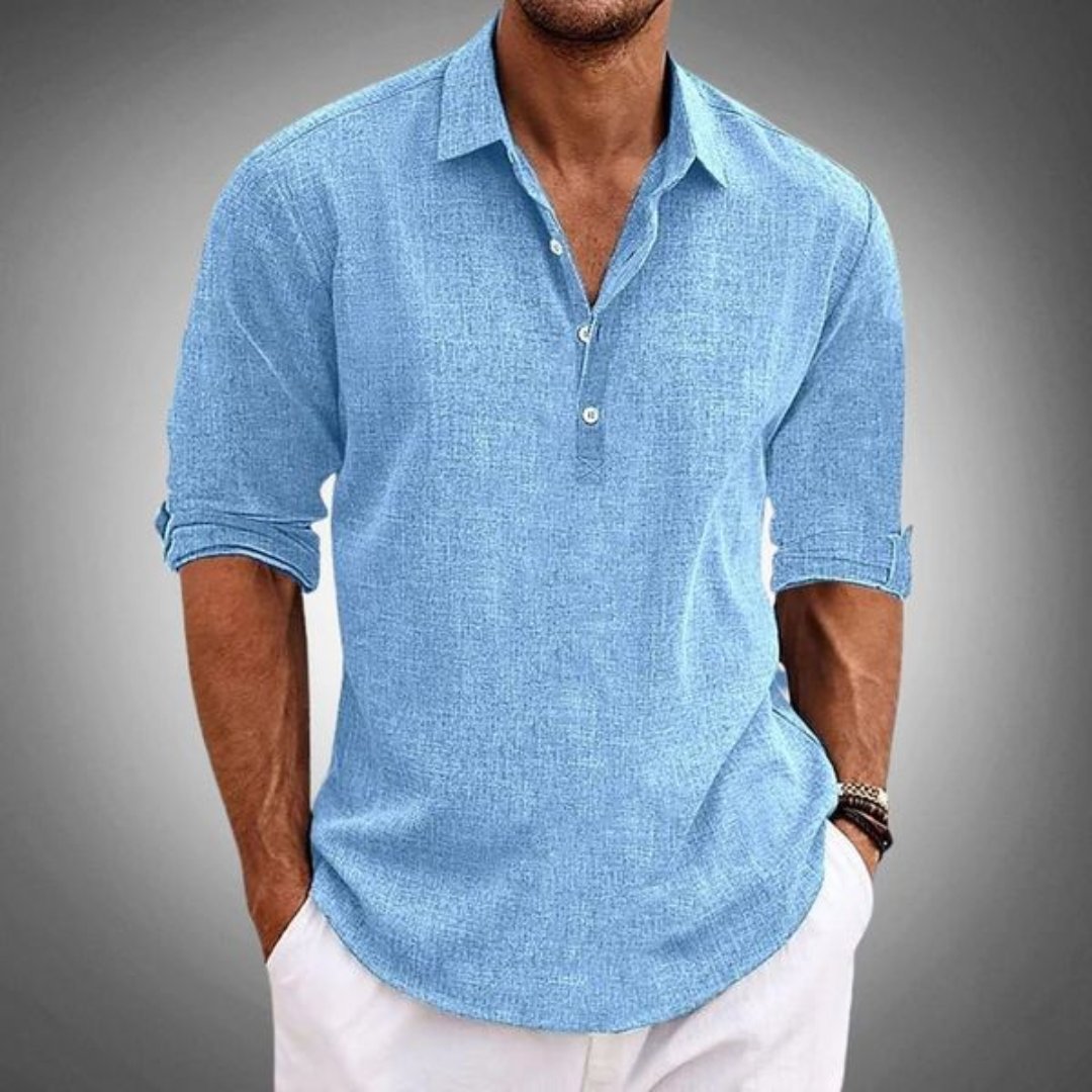 Pete™ | High Quality Classic Linen Shirt