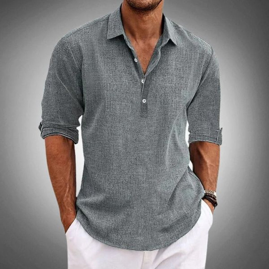 Pete™ | High Quality Classic Linen Shirt