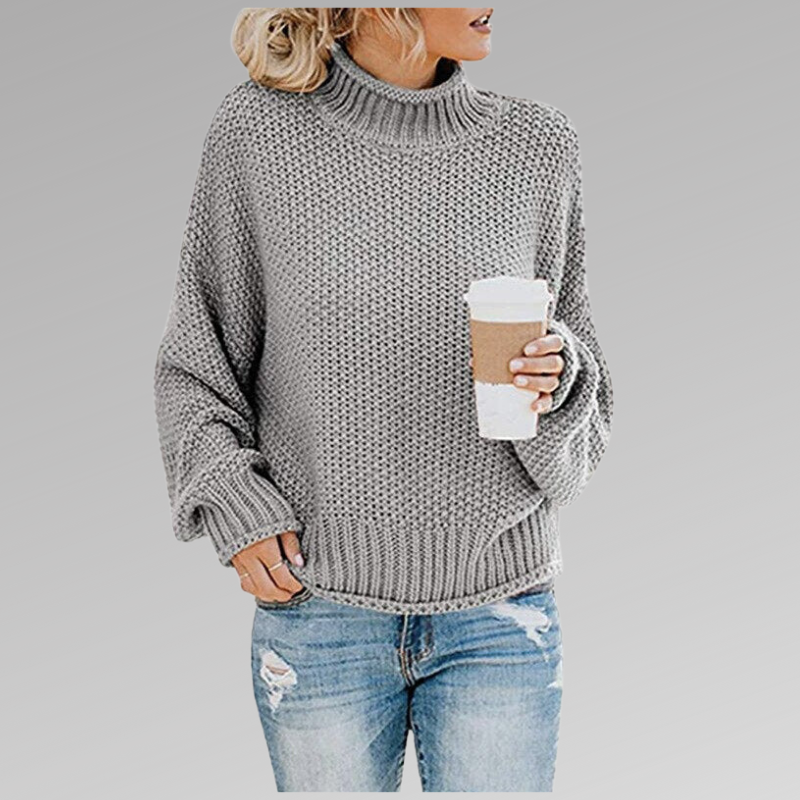 Jewel™ | High Neck Knitted Sweater