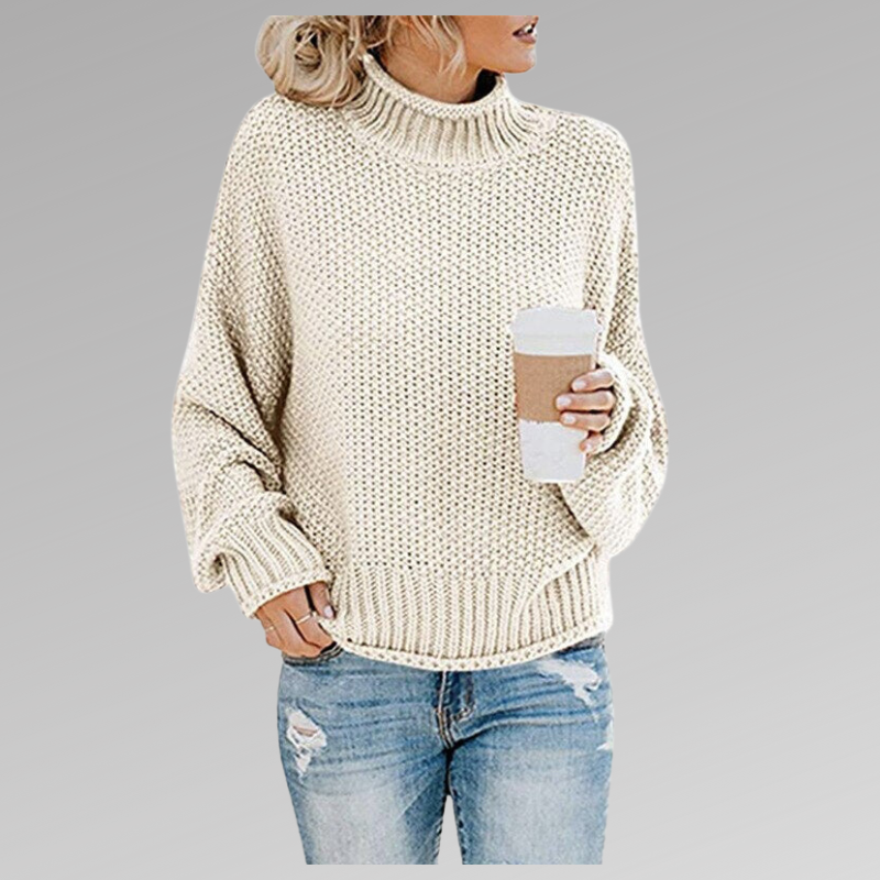 Jewel™ | High Neck Knitted Sweater