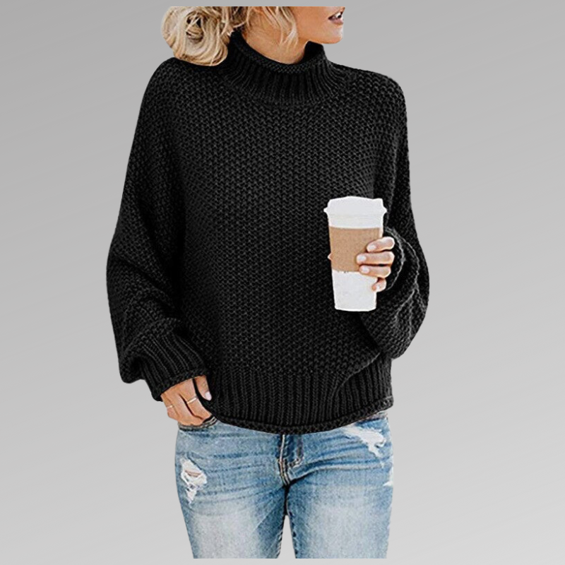 Jewel™ | High Neck Knitted Sweater