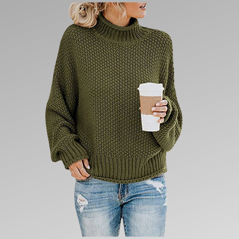 Jewel™ | High Neck Knitted Sweater