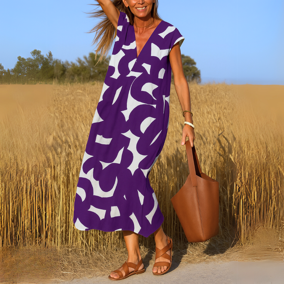 Val | Fluid Dress with V-Neck