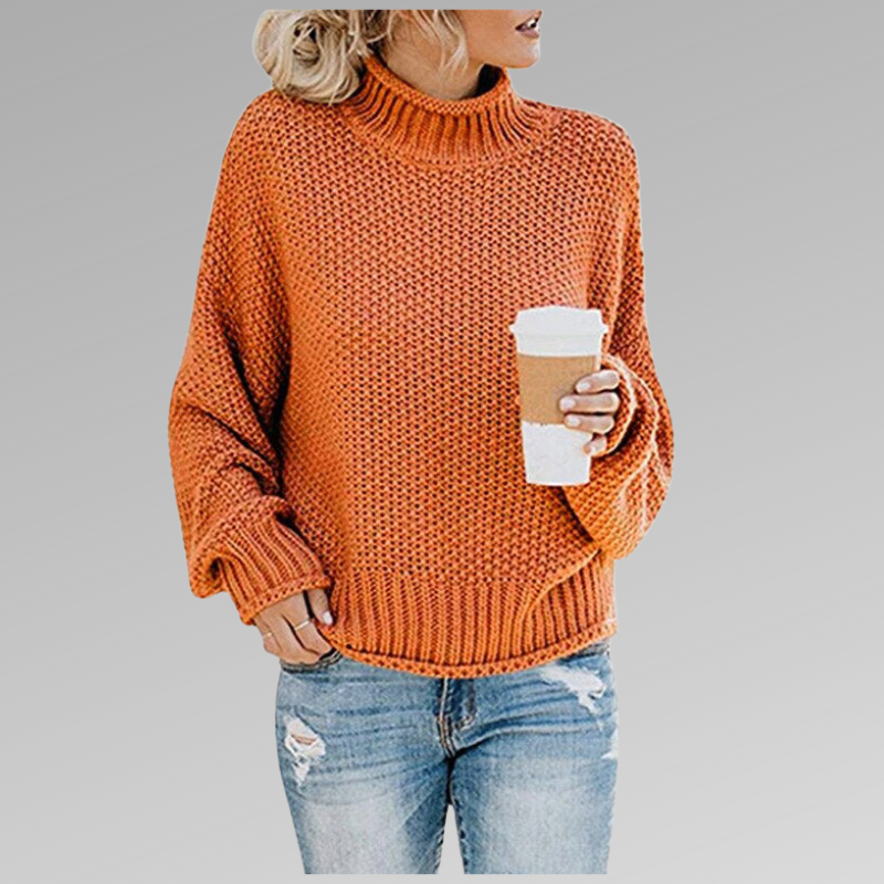 Jewel™ | High Neck Knitted Sweater