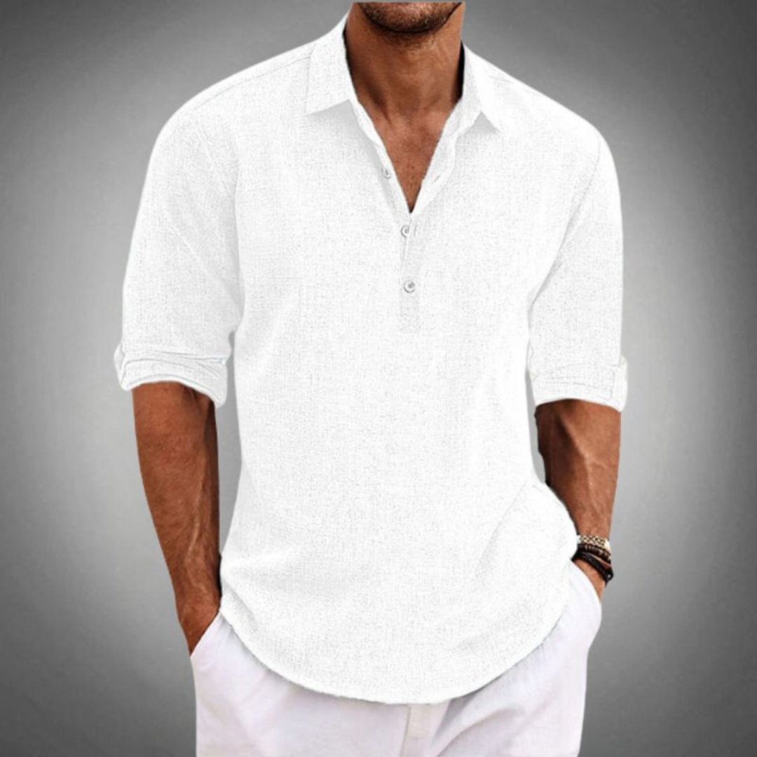 Pete™ | High Quality Classic Linen Shirt