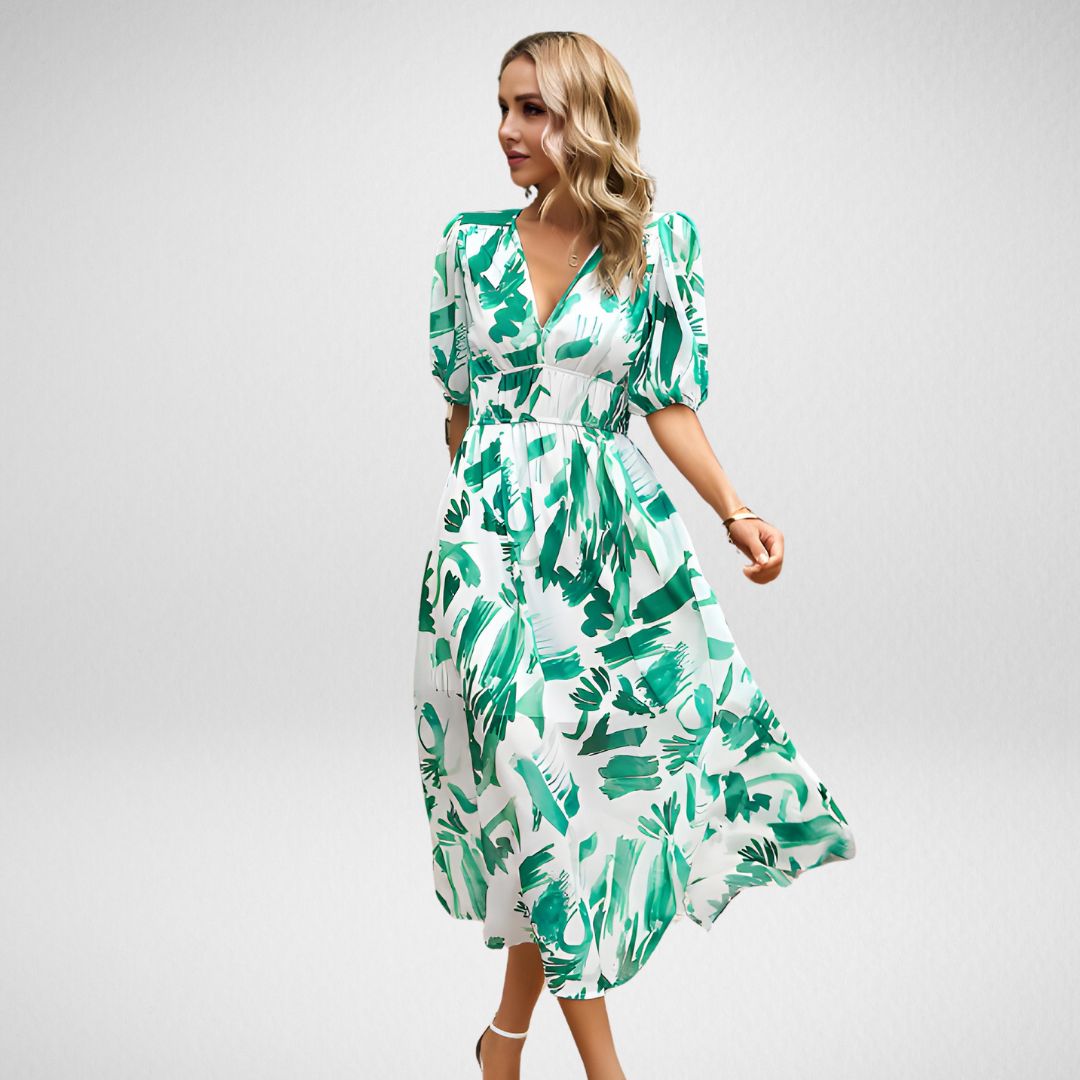 Erica™️ | Charming V-Neck Dress